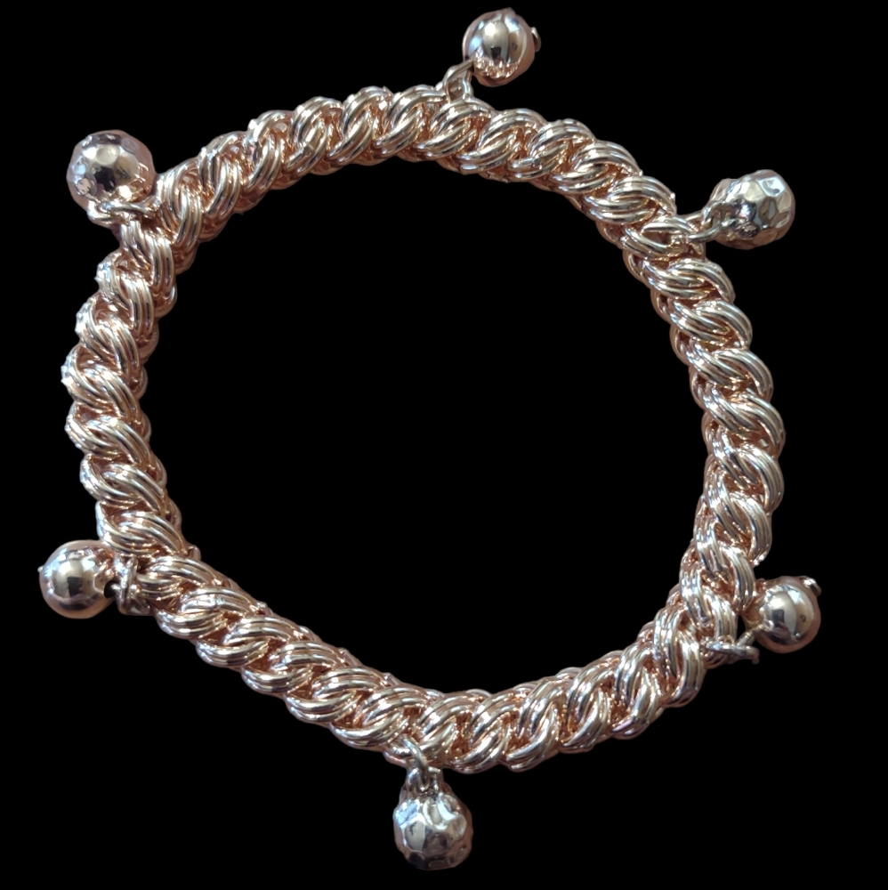 Monet rose gold stretch bracelet